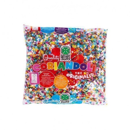 CORIANDOLI GR.250 FSC MIX EAN 8004761048525 INGROSSO CORIANDOLI E STELLE FILANTI