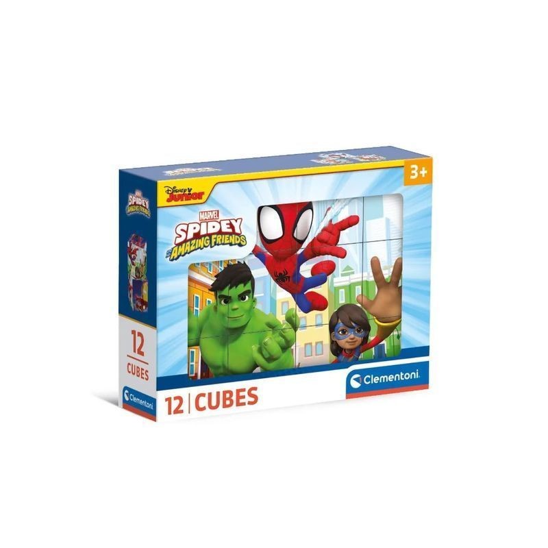 VALIGETTA 12 CUBI SPIDEY & HIS AMAZING F EAN 8005125411986 INGROSSO PUZZLE CLASSICI