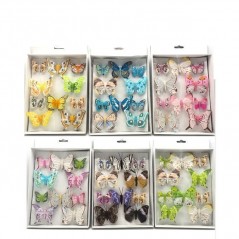 INGROSSO SET 10 FARFALLE IN SCAT