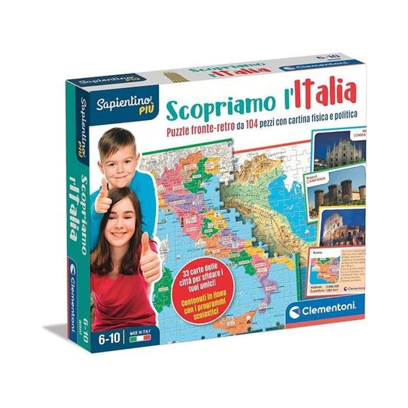 SAPIENTINO PIU - SCOPRIAMO L'ITALIA EAN  INGROSSO GIOCHI SAPIENTINO
