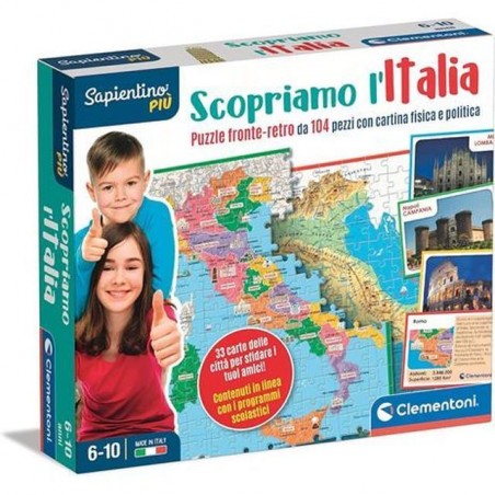 SAPIENTINO PIU - SCOPRIAMO L'ITALIA EAN  INGROSSO GIOCHI SAPIENTINO