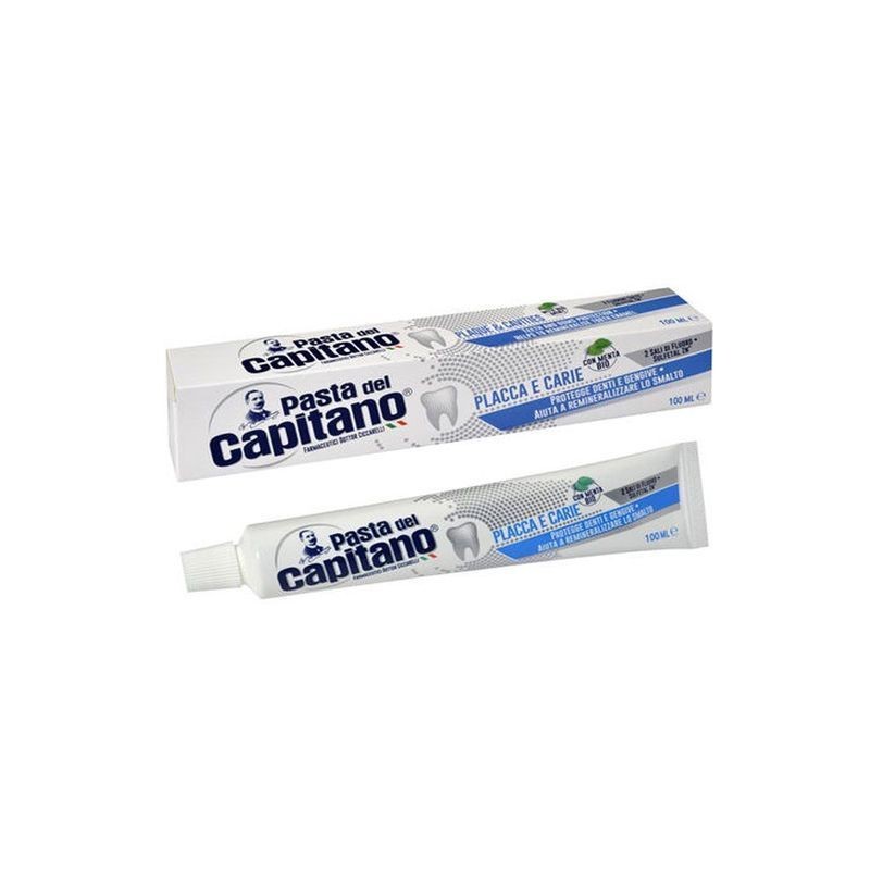 PASTA DEL CAPITANO DENT 100ML PLACCA&CAR EAN 8002140139000 INGROSSO ARTICOLI IGIENE ORALE