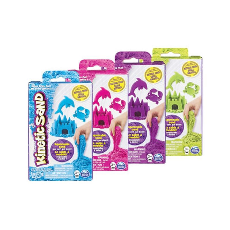 KINETIC SABBIA CONFEZIONE BASE 4 COLORI EAN 0778988124963 INGROSSO PASTA PER MODELLARE DIDO