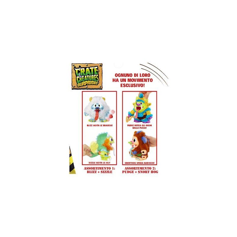 CRATE CREATURES ASST. EAN 8056379069492 INGROSSO GIOCATTOLI IN PUBBLICITA'