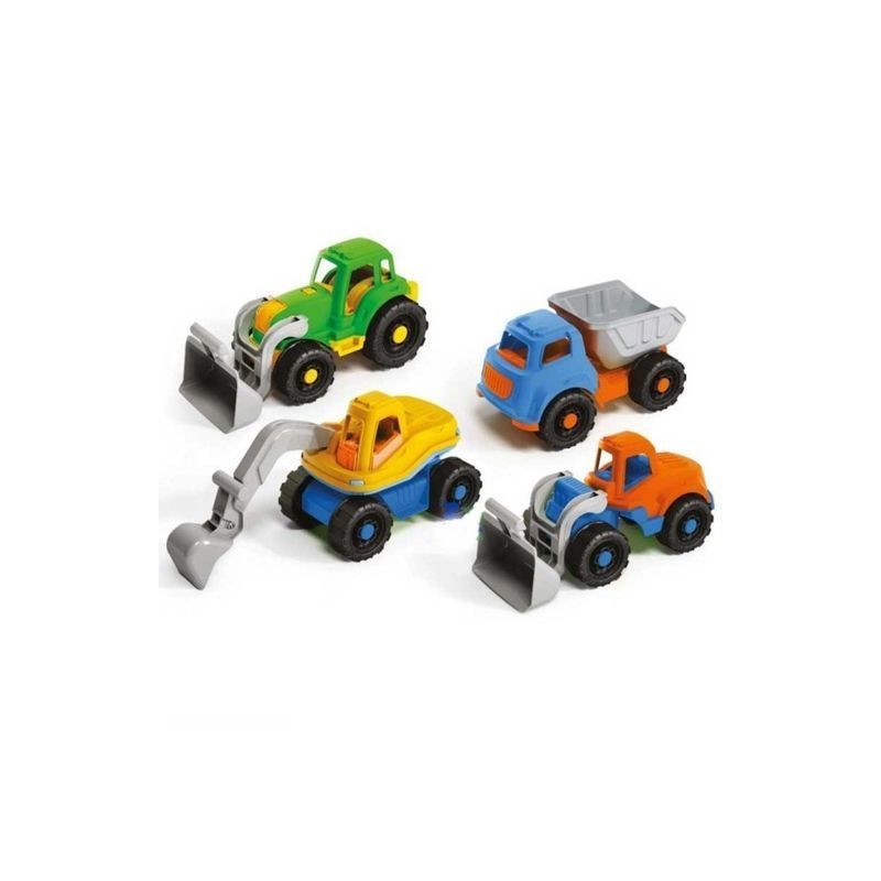 SET STRONG RUSPA+ESCAVATORE+CAMION+TRATT EAN 8002936124609 INGROSSO MEZZI E BARCHETTE