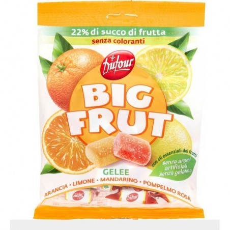 BIG FRUIT GELEE ARANCIA LIMONE 39G AST. EAN 8004610116269 INGROSSO CARAMELLE