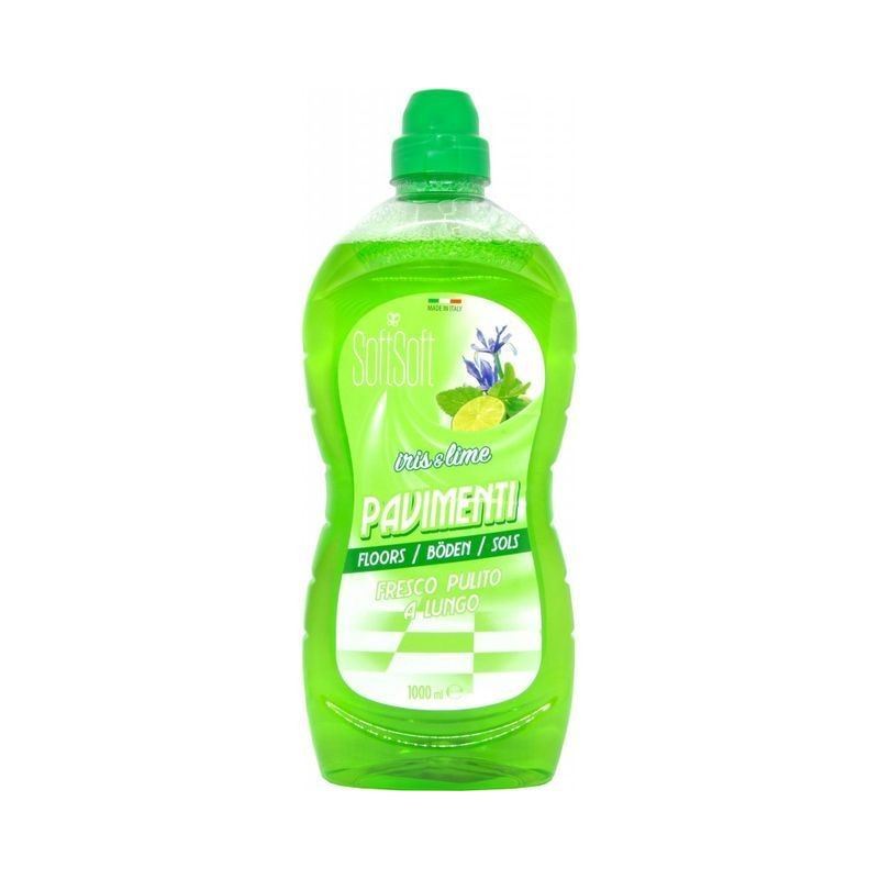 SOFT PAVIMENTI 1 LT IRIS & LIME EAN 8057438681891 INGROSSO DETERSIVI