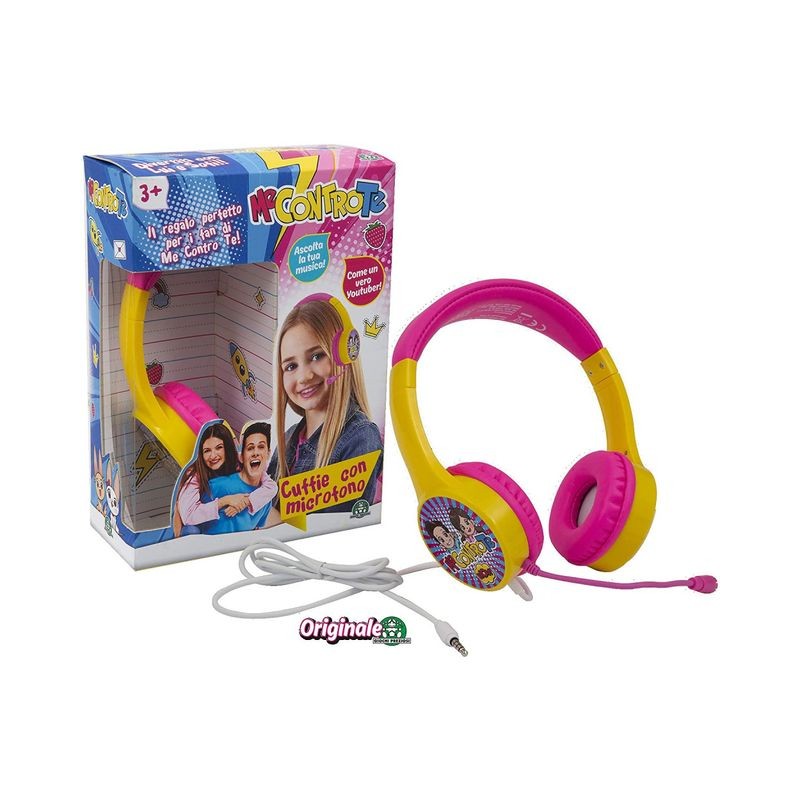 CUFFIE CON MICROFONO ME CONTRO TE EAN 8056379104179 INGROSSO ACCESSORI MUSICALI