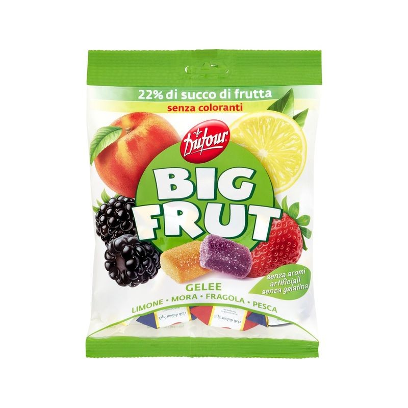 BIG FRUIT MEDITTERRANEI 90G (14) EAN 8004610115620 INGROSSO CARAMELLE