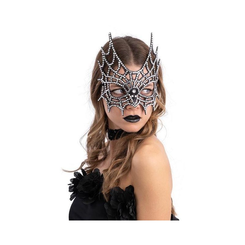 MASCHERA RAGNATELA CON STRASS EAN 8004761004446 INGROSSO GIOCATTOLI