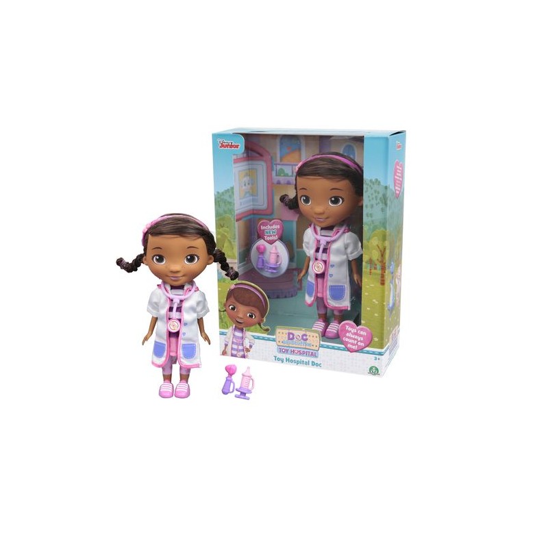 DOTT.SSA PELUCHE HOSPITAL BAMBOLA DOTTIE 27X10X20.5CM - CON ACCESSORI EAN 8056379033462 INGROSSO BAMBOLE DISNEY E CARTOON