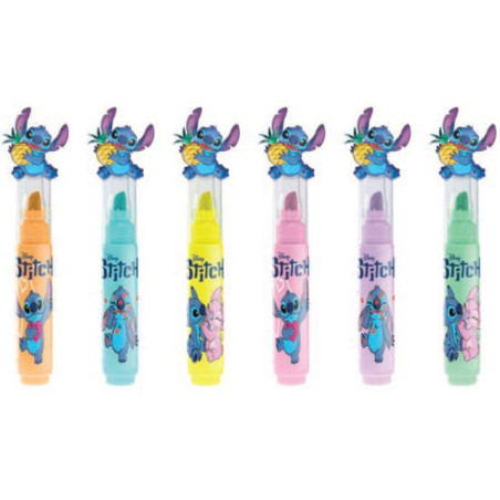 EVIDENZIATORE CON TOPPER LILO & STITCH EAN 8055714320687 INGROSSO EVIDENZIATORI