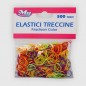ELASTICI COLOUR MINI TRECCINE 500PZ EAN 8000061052965 INGROSSO ELASTICI E FASCE PER CAPELLI