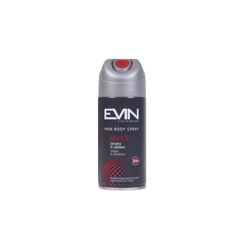 EVIN DEO MAN 150ML MARS ROSSO EAN 8007675733877 INGROSSO DEODORANTI