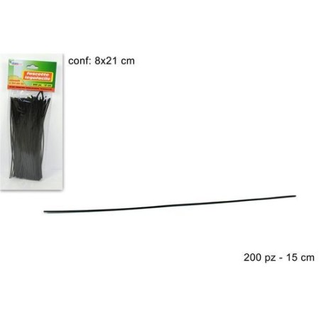 INGROSSO FASCETTE LEGAFACILE 200PZ CM.15 NERO