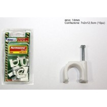 INGROSSO FERMACAVI 10PZ IN BLISTER MISURA 14MM