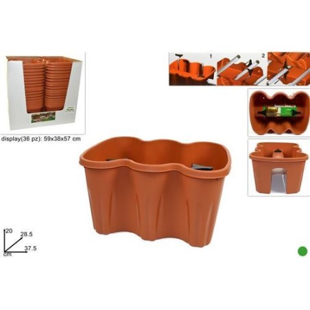 INGROSSO FIORIERA BALCONE GRANDE 37.5X28.5X20