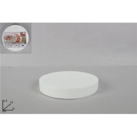 INGROSSO FORMA POLISTIROLO TONDA 15CM