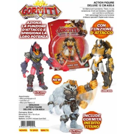 INGROSSO GORMITI S3 AF DELUXE 12 CM ASS