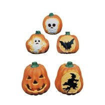 INGROSSO HALLOWEEN ZUCCA PICCOLA LUM.DEC. 17CM
