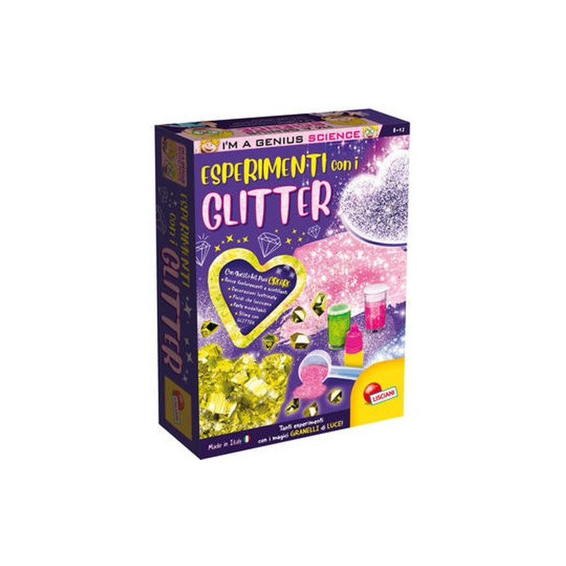 I'M A GENIUS ESPERIMENTI CON GLITTER EAN  INGROSSO SCIENZA E GIOCO LISCIANI