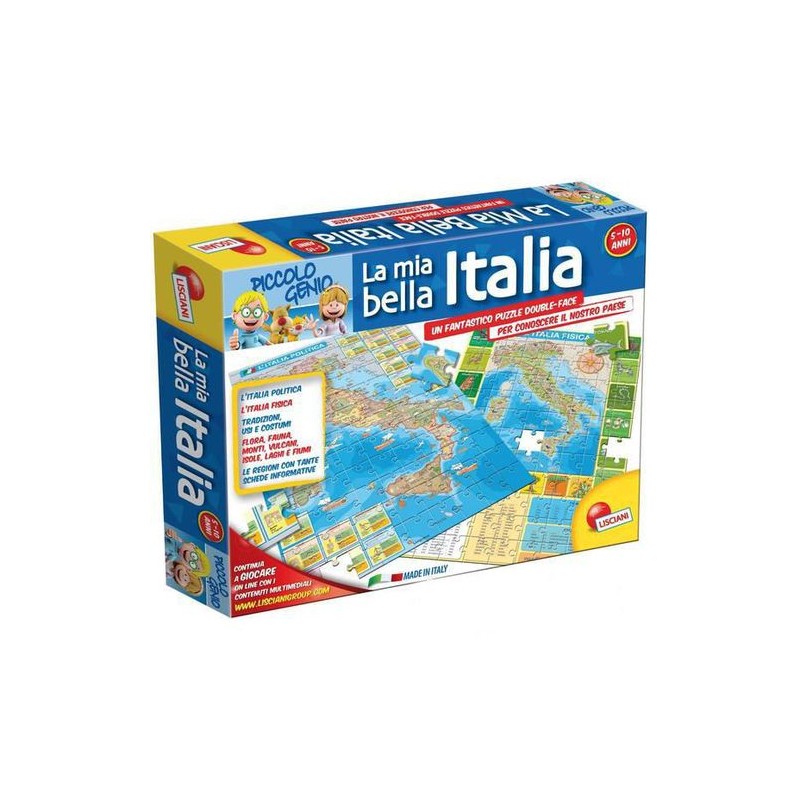 I'M A GENIUS GEOPUZZLE MIA BELLA ITALIA EAN  INGROSSO SCIENZA E GIOCO LISCIANI