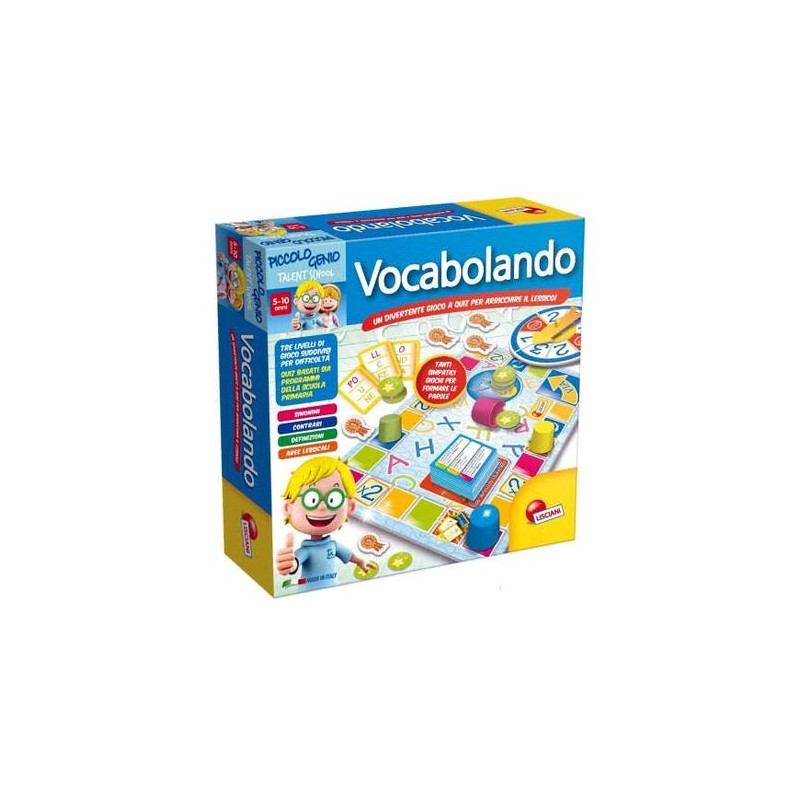 I'M A GENIUS VOCABOLANDO 5/10ANNI BOX:22.5X30X4.5CM EAN  INGROSSO SCIENZA E GIOCO LISCIANI