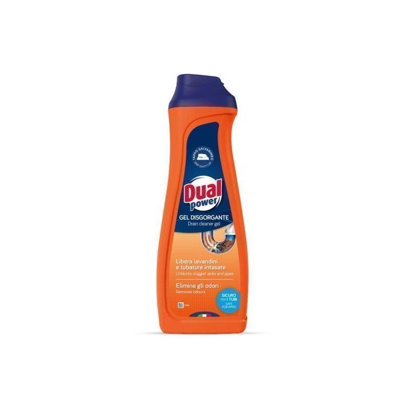 DUAL POWER DISGORGANTE GEL 960ML EAN 8050999572196 INGROSSO DETERSIVI