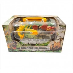 VALIGETTA CON DINOSAURI DINOSAUR WORLD GIOCATTOLI EAN 8021029963741 INGROSSO GIOCATTOLI IN SCATOLA