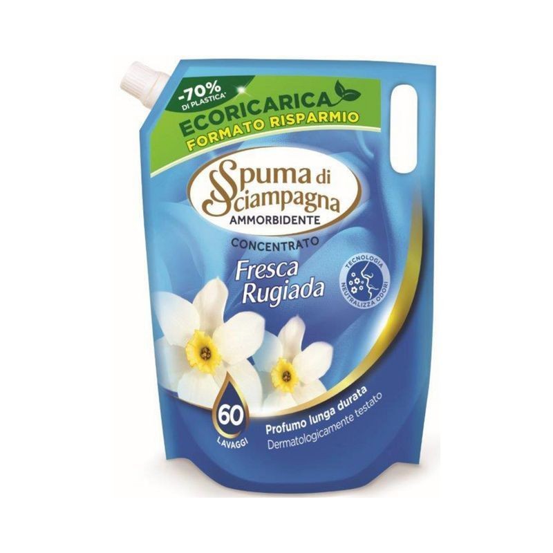 SPUMA ECOR. 1,200ML AMMORB. 60LAV FRESCH EAN 8007750006964 INGROSSO DETERSIVI