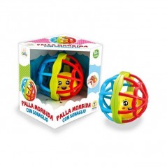 PALLA MORBIDA CON SONAGLIO EAN 8017967672937 INGROSSO GIOCHI PRIMA INFANZIA