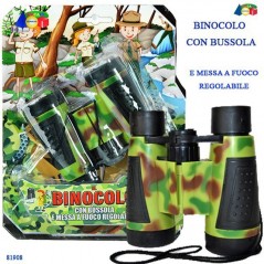 SET IL BINOCOLO C/ BUSSOLA EDICOLA EAN 8055742227125 INGROSSO GIOCHI DA EDICOLA