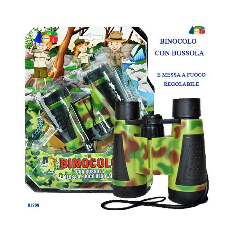 SET IL BINOCOLO C/ BUSSOLA EAN 8055742227125 INGROSSO GIOCHI DA EDICOLA