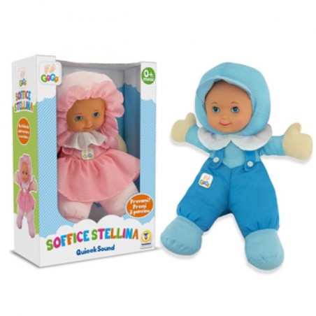 BAMBOLA SOFFICE CON QUIEK SOUND EAN 8017967667247 INGROSSO BAMBOLE ECONOMICHE