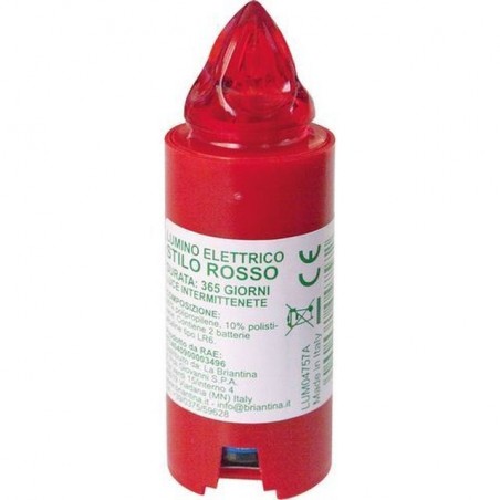 LUMINO STILO DURATA 365GG ROSSO EAN 8000061047572 INGROSSO LUMINI E CERI