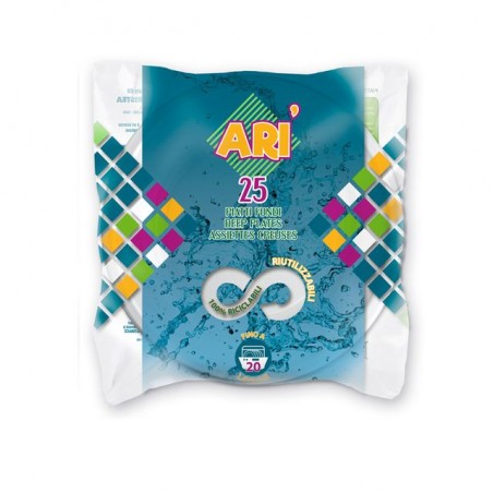 ARISTEA PIATTI FONDI 220 RIUTILIZZABILI CASALINGHI EAN 8001909549012 INGROSSO PIATTI PER LA CASA