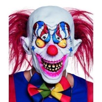INGROSSO MASCHERA CLOWN RACCAORICCINATE LATTICE C/CAPELLI