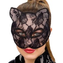 INGROSSO MASCHERA GATTO IN PLASTICA RIGIDA C/PIZZ