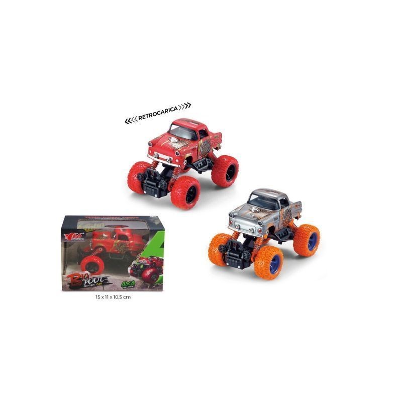 MONSTER CAR CHEVROLET 1:36 EAN 8001097954391 INGROSSO MODELLINI AUTO A FRIZIONE