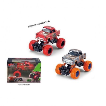 MONSTER CAR CHEVROLET 1:36 EAN 8001097954391 INGROSSO MODELLINI AUTO A FRIZIONE