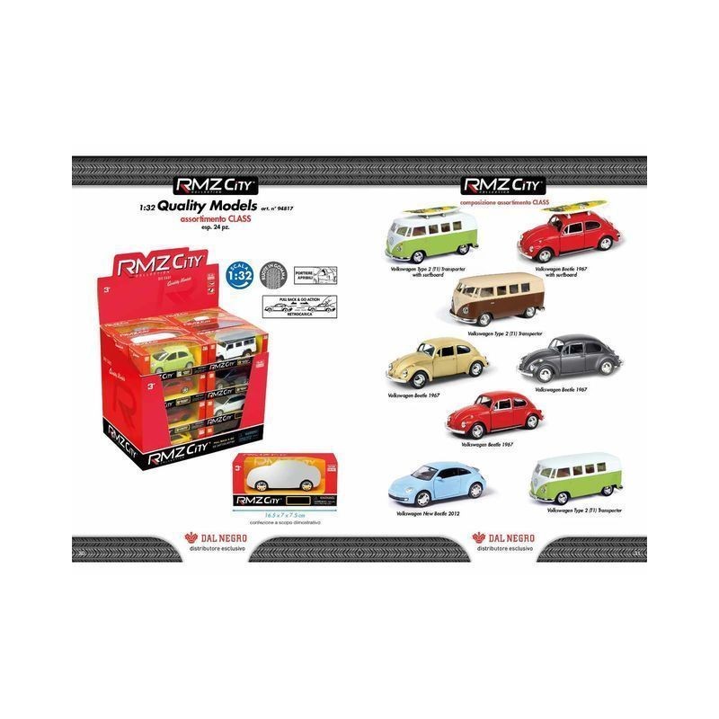 RMZ CITY PULL BACK 1:32 ASS.G EAN 8001097948178 INGROSSO MODELLINI AUTO