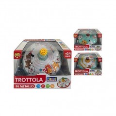 TROTTOLA IN METALLO GVC-9898 GIOCATTOLI EAN 8058486098983 INGROSSO GIOCHI PRIMA INFANZIA