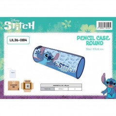 ASTUCCIO ROTONDO CM.23X8 STITCH CARTOLERIA EAN 8435631361534 INGROSSO ASTUCCI SCUOLA