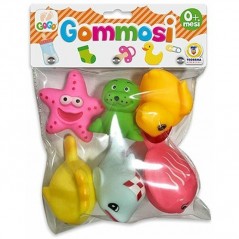 GOMMOSI ANIMALI BUFFI 6 PZ PRIMA INFANZIA EAN 8017967668008 INGROSSO GIOCHI PRIMA INFANZIA