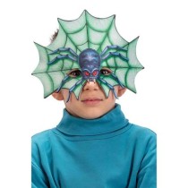 INGROSSO MASCHERA RAGNO IN TESSUTO SU CARTONCINO