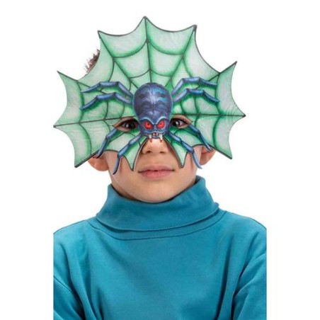 INGROSSO MASCHERA RAGNO IN TESSUTO SU CARTONCINO