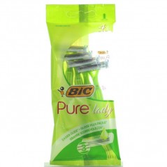 BIC RASOIO DONNA PURE 3 PZ.4 PROFUMERIA EAN 3086126726984 INGROSSO ARTICOLI PER LA DEPILAZIONE