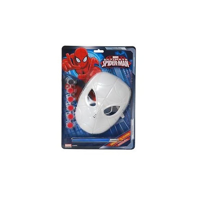MASCHERA SPIDERMAN DA COLORARE EAN 8026196281230 INGROSSO MASCHERE DI CARNEVALE