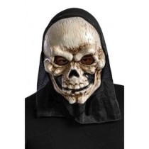 INGROSSO MASCHERA TESCHIO IN PLASTICA C/CAPPUCCIO