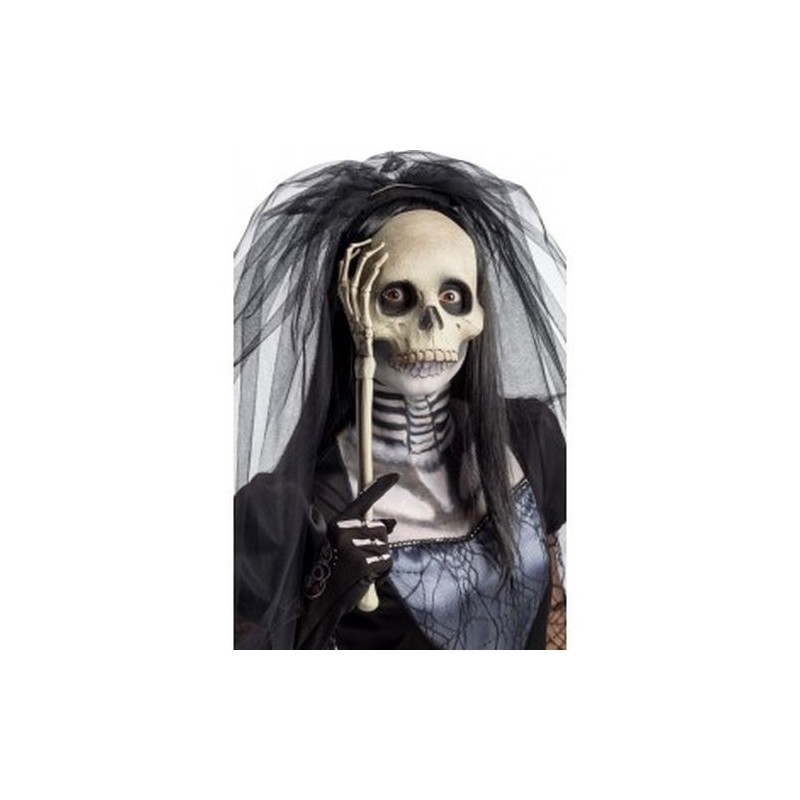 MASCHERA TESCHIO IN PLASTICA RIGIDA C/MA EAN 8004761007799 INGROSSO MASCHERE DI HALLOWEEN